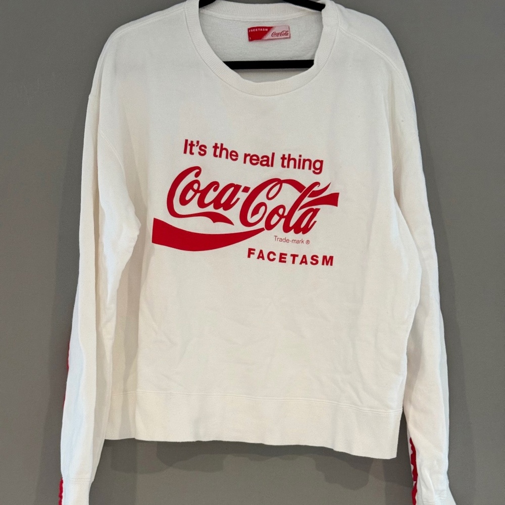 *Rare* Facetasm Coca Cola Sweatshirt Size 5